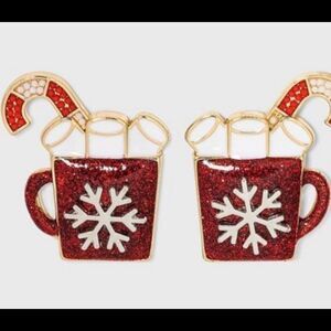 NWT BAUBLEBAR COCOA CUP EARRINGS